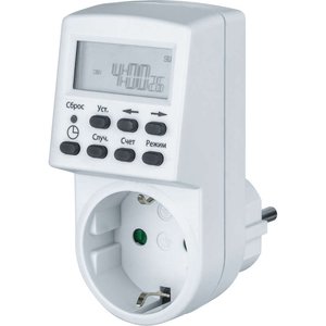 Таймер розеточный электронный 16А 230V